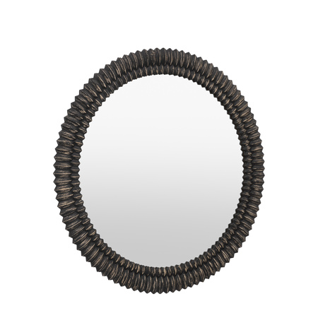 Pimlico Round Mirror Black Wash 900mm