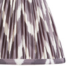 Zigzag Shade Pearl Grey Fabric 185x125x250mm