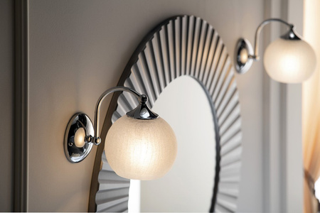 VERITA lampa ścienna E27 40W, 230V, IP21, chrom