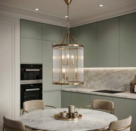 LAMPA WISZĄCA LOFT MOSIĘŻNA BOSTON W6