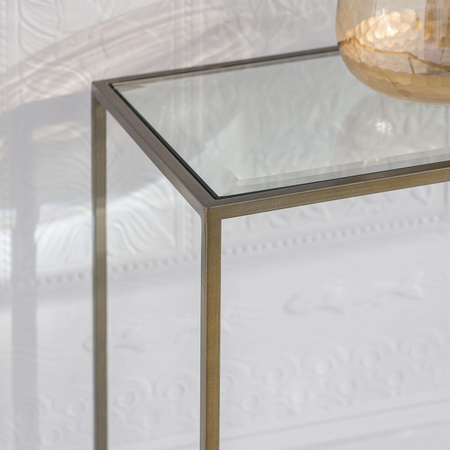 Konsola Rothbury, brązowa, 1100 x 350 x 760 mm
