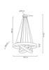 MOOSEE lampa wisząca LIBERTY TRIPLES złota