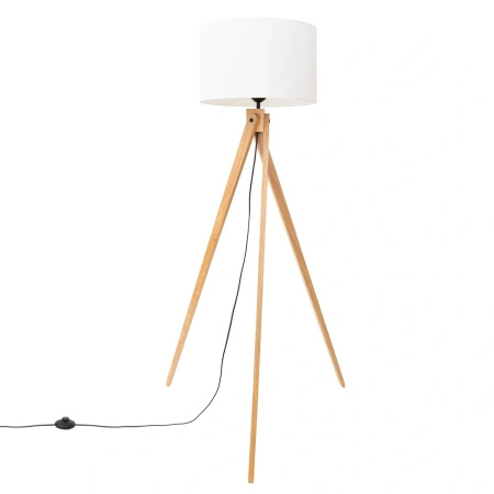 Lampa podłogowa NATT biała
