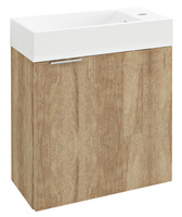 LATUS IV szafka umywalkowa 49,5x50x24,5 cm, dąb Alabama