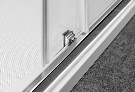 SIGMA SIMPLY kabina prysznicowa półokrągła 900x900mm, R550, szkło Brick