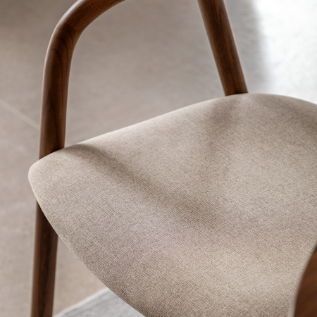 Madrid Dining Chair Walnut UPH 552x565x775mm (2pk)