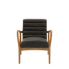 Datsun Armchair Charcoal Boucle 690x760x800mm