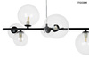 MOOSEE lampa wisząca ALURE LINE 90 czarna
