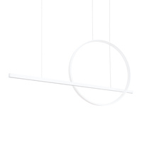 Lampa wisząca GLAD biała LED 3000K