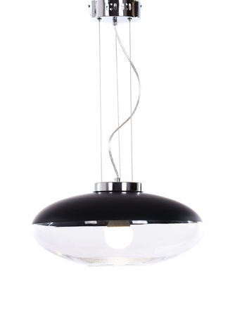 NOWOCZESNA LAMPA WISZĄCA CZARNA RAVEO D40
