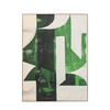 Emerald Abstract Framed Canvas 900x1200mm