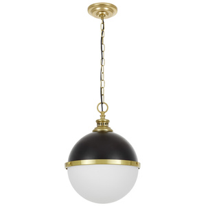 LAMPA WISZĄCA LOFT CZARNO-MOSIĘŻNA LARGO