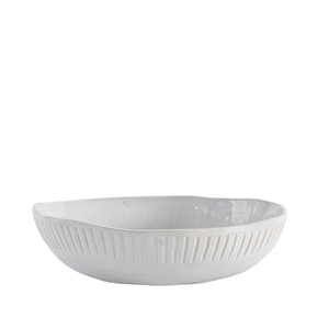 Organiczne miski na makaron z żłobieniami (4 szt.) 220 x 55 mm