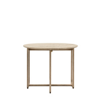 Craft Folding Dining Table Smoked 1000x1000x750mm