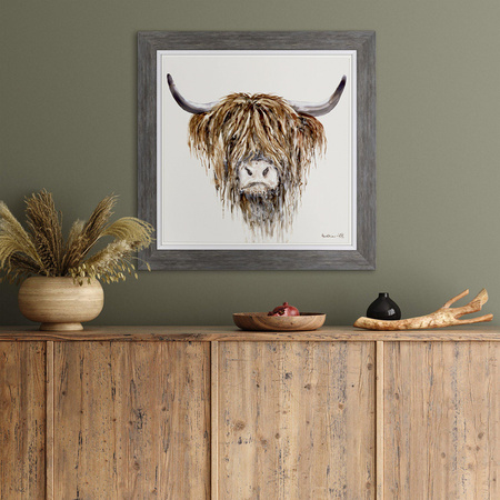 Freddie Framed Canvas 640x50x640mm