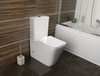 PORTO RIMLESS kompakt WC, odpływ poziomy/pionowy, biały