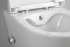 AVVA CLEANWASH WC wiszące, z prysznicem bidetowym i baterią, Rimless, 35,5x53cm, biały