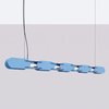 Lampa wisząca CHAIN 158 błękitna LED 3000K