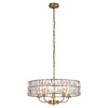Clifton 5 Pendant Light Antique Brass