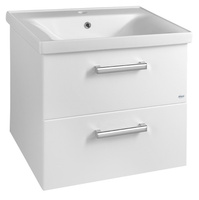 VEGA szafka umywalkowa 62x50x43,6cm, 2 szuflady, biały