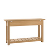 Eton 2 Drawer Console Natural 1400x380x800mm