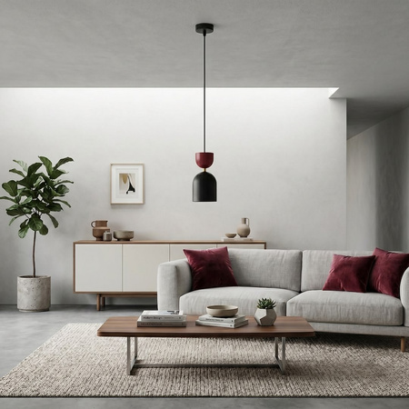 GAUDI 1 BLACK BURGUNDY