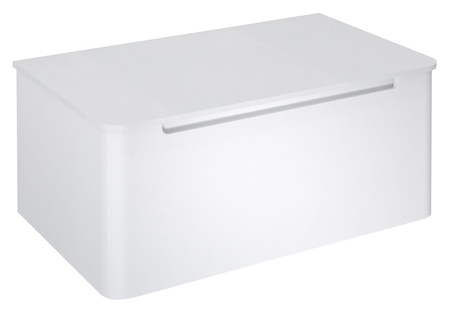 KERALA szafka pod umywalkę 80x35x47,5cm, 1 szuflada, biały połysk