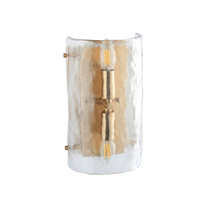 Keller Wall Light Brushed Aged Brass