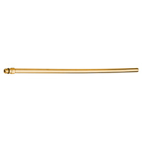 Łącznik, rurka z gwintem 10mm-M10x1, 30 cm, złoto