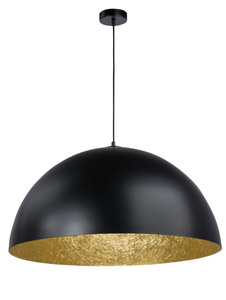 SFERA 90 czarny/złoty lampa wisząca