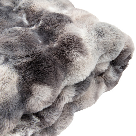 Marshmallow Rabbit Faux Fur Throw 1300x1700mm