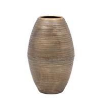 Artistic Aluminium Tall Vase Arrow Antique Brass