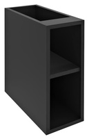 ODETTA szafka wisząca dolna 20x50x43,5cm, antracyt mat