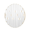 Chertsey Round Mirror Champagne 900x14x900mm