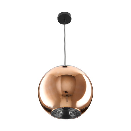 Lampa wisząca MIRROR GLOW - M miedziana 30 cm