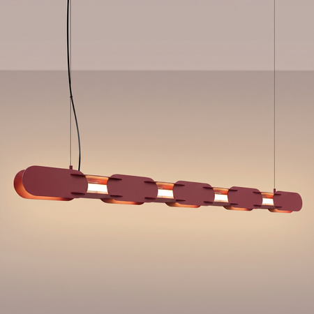 Lampa wisząca CHAIN 158 burgund LED 3000K