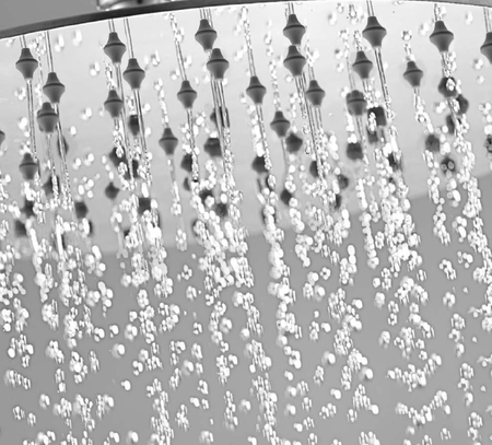 SLIM deszczownia, 400x300mm, stal nierdzewna polerowana