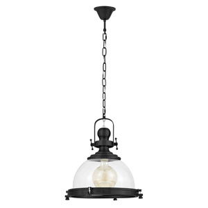 LAMPA WISZĄCA LOFT CZARNA FALCO