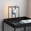 Lampa stołowa Kinjo – matowa czarna, 16 × 16 × 30 cm