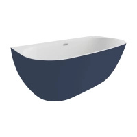 Wanna wolnostojąca przyścienna 160x80 RISA Granat