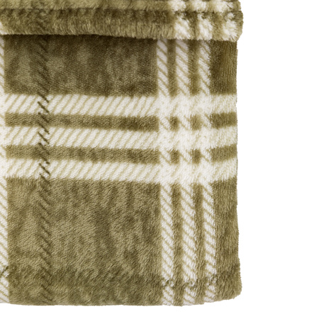 Checkmate Rolled Fleece Olive 1400x1800mm