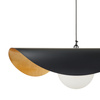 Lampa wisząca ENZO 40 cm - czarno złota