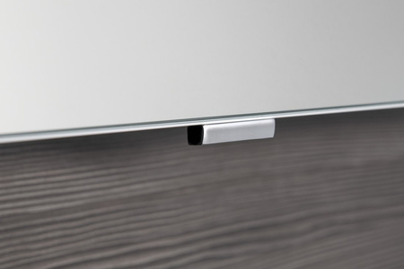 CLOE szafka z lustrem z oświetleniem LED, 80x50x18cm, biała