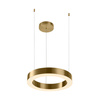 Lampa wisząca CIRCLE 40 cm - LED, ring mosiądz szczotkowany