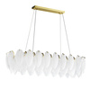 Lampa wisząca PIUMA LONG 100 cm – biała, oprawa sufitowa