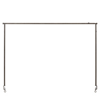 Brogdale Hanging Bar Black 1525x50x1170mm