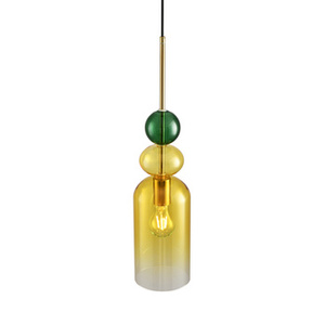 Lampa wisząca PASTELLO YELLOW kolorowa 13 cm