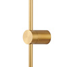 Lampa ścienna SPARO 100 cm - kinkiet złoty,  prosty, długi LED