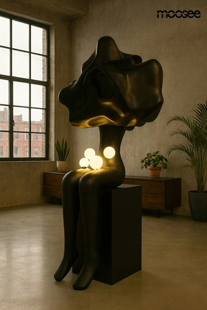 MOOSEE lampa podłogowa HUMAN IN THE CLOUDS 205 czarna