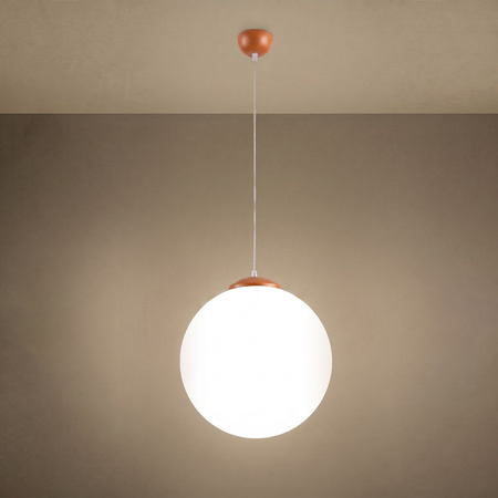 Lampa wisząca UGO 40 ochra czerwona